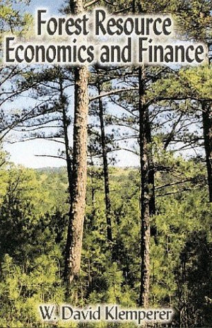 Forest Resource Economics And Finance,New