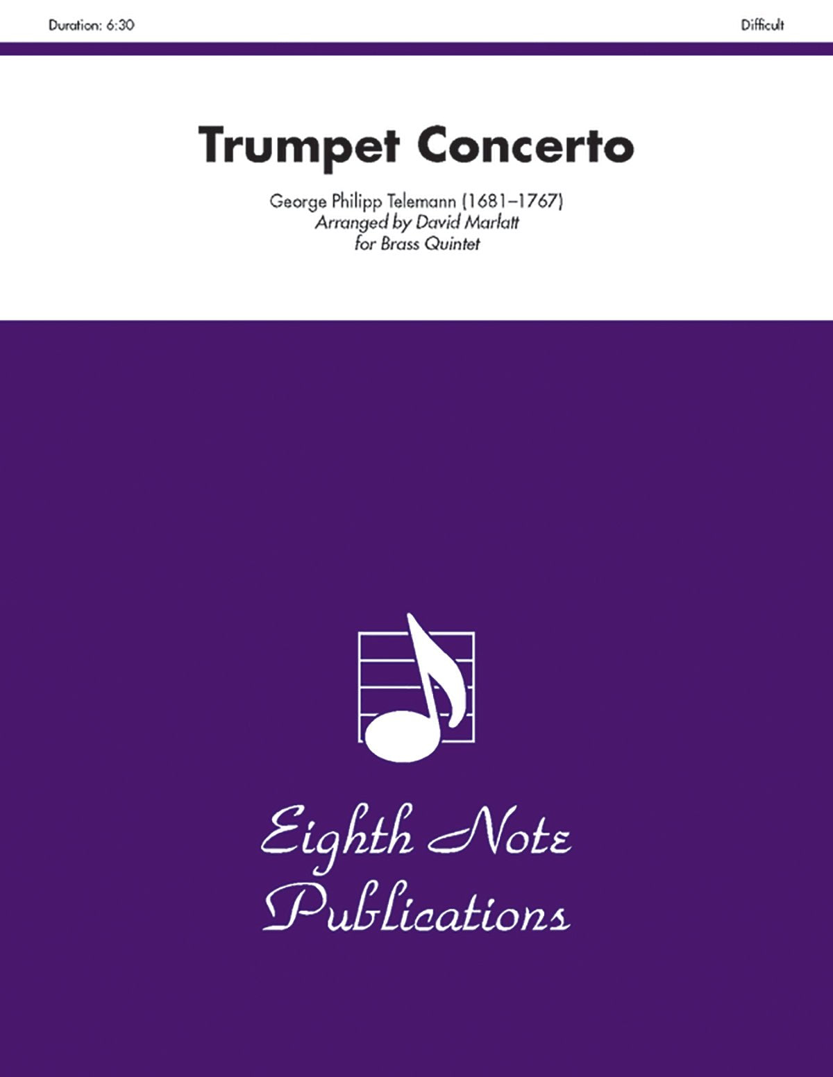 Trumpet Concerto: Trumpet Feature, Score & Parts (Eighth Note Publications),Used
