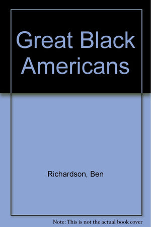 Great Black Americans,Used