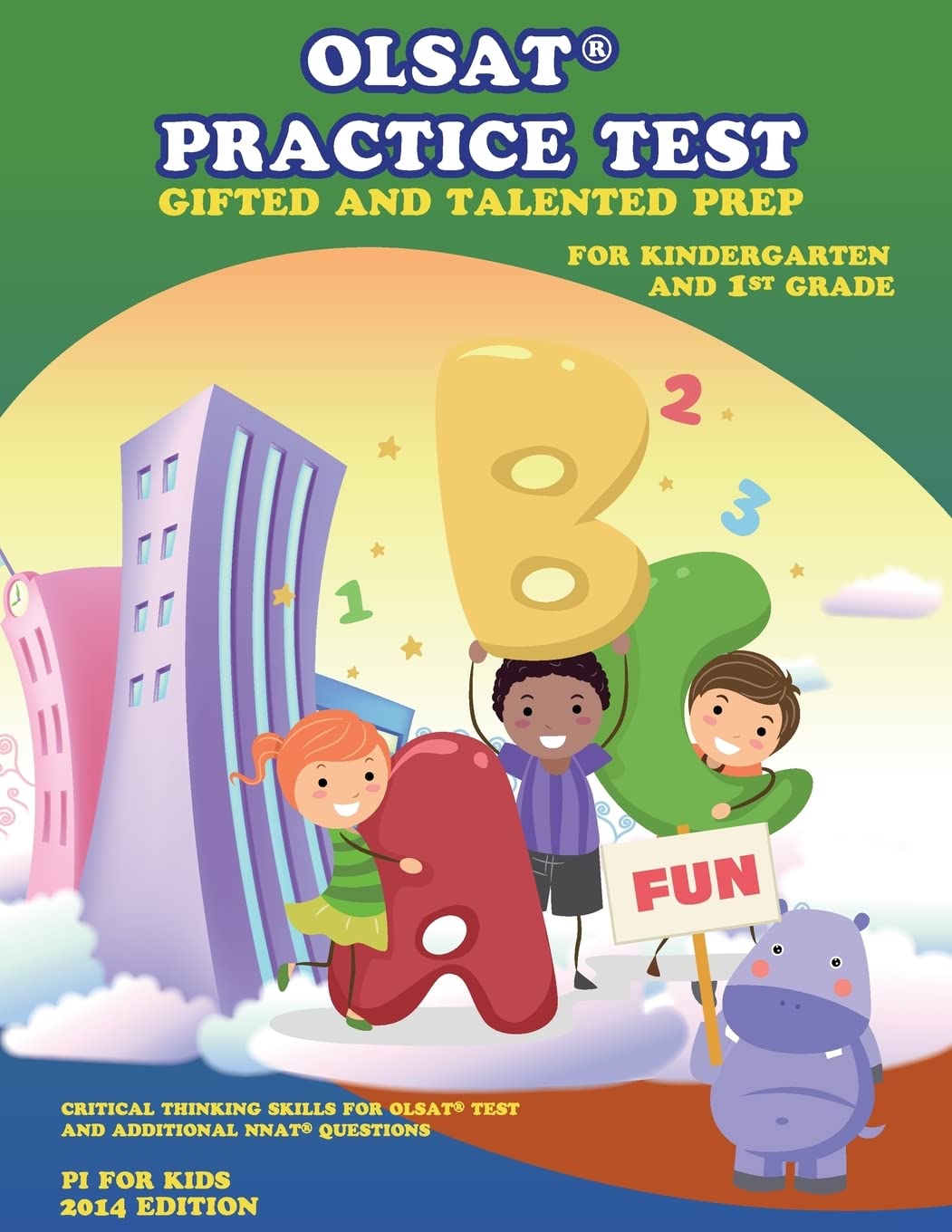 OLSAT Practice Test Gifted and Talented Prep for Kindergarten and 1st Grade: OLSAT Test Prep and Additional NNAT Questions,Used