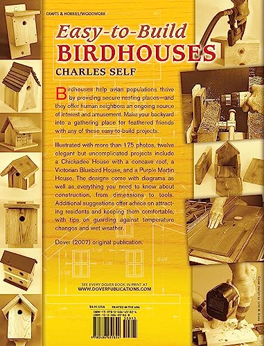 EasytoBuild Birdhouses (Dover Crafts: Woodworking),Used