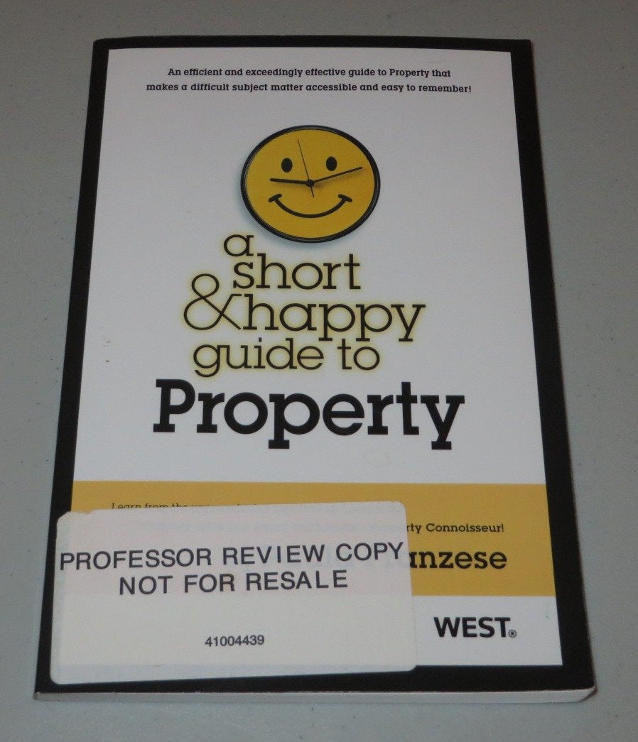A Short & Happy Guide to Property (Short & Happy Guides),Used
