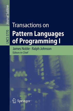 Transactions on Pattern Languages of Programming I,Used
