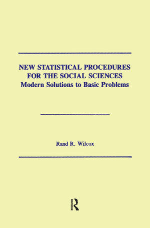 New Statistical Procedures for the Social Sciences: Modern Solutions To Basic Problems,Used