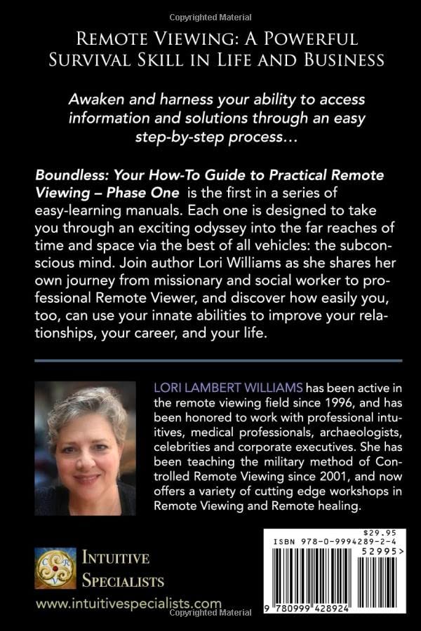 Boundless: Your How To Guide To Practical Remote Viewing  Phase One (A How To Series To Learn Controlled Remote Viewing),Used