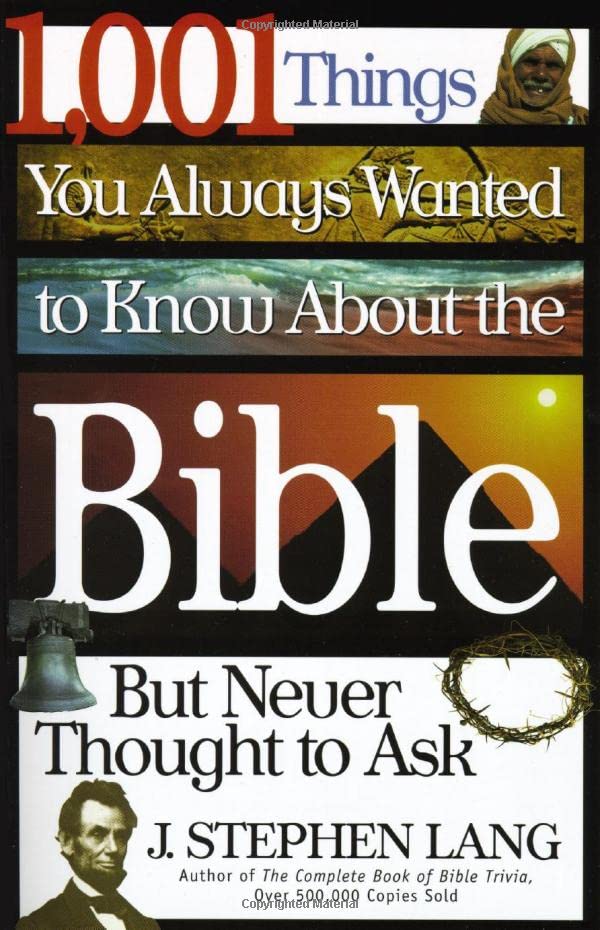 1,001 Things You Always Wanted To Know About The Bible, But Never Thought To Ask,Used