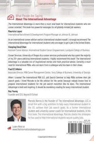 The International Advantage: Get Noticed. Get Hired!,New