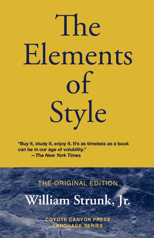 The Elements of Style: The Original Edition,Used