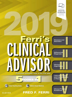 Ferri's Clinical Advisor 2019: 5 Books in 1 (Ferri's Medical Solutions),Used