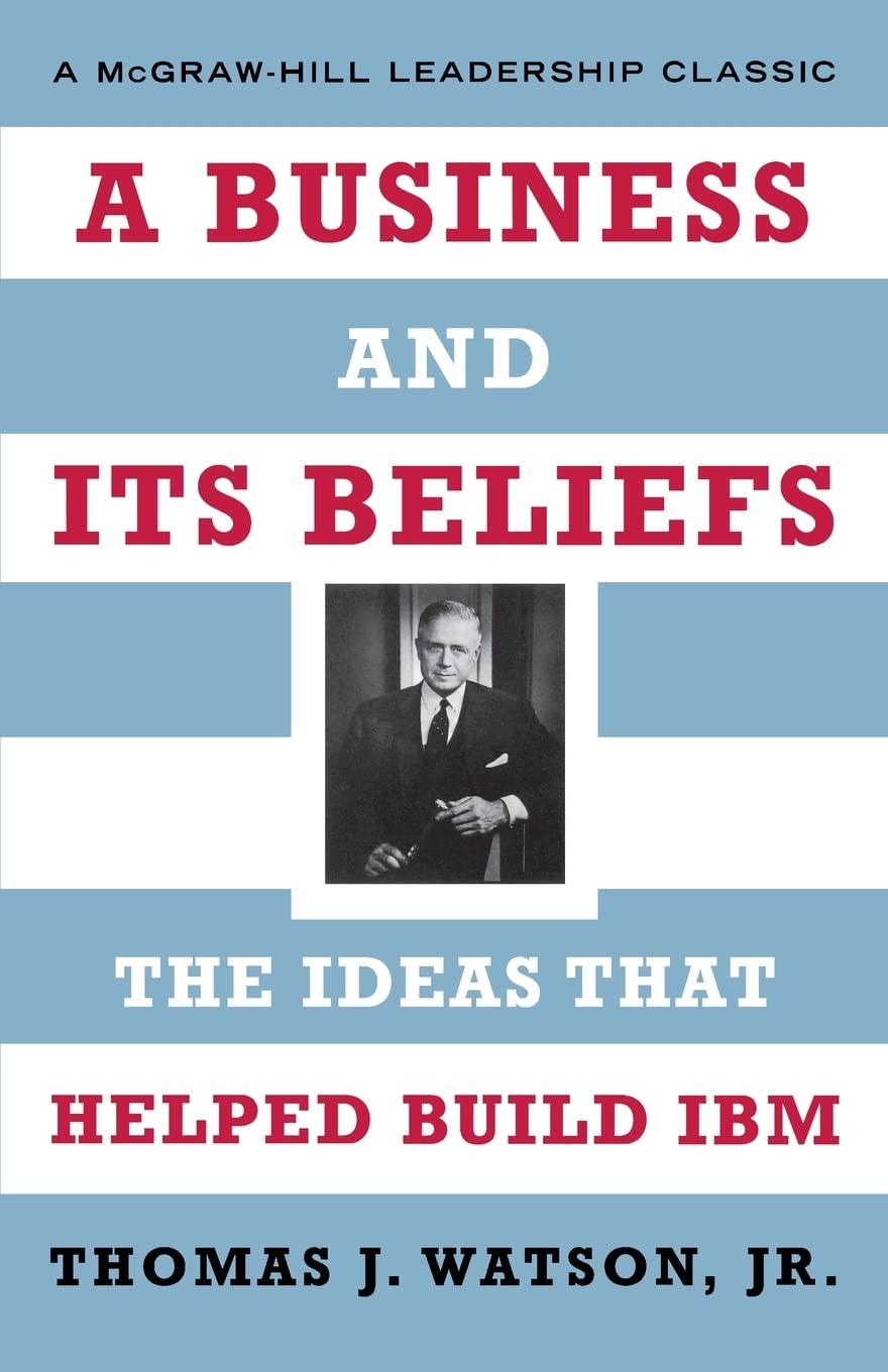 A Business and Its Beliefs,New