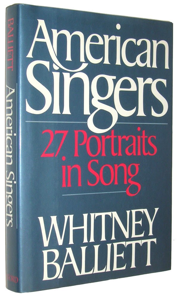 American Singers: Twentyseven Portraits In Song
