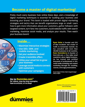 Digital Marketing For Dummies (For Dummies (Business & Personal Finance)),Used
