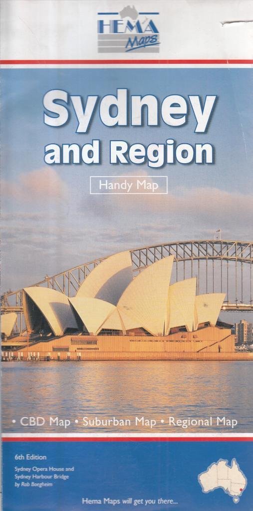 Sydney & Region Handy Map,New