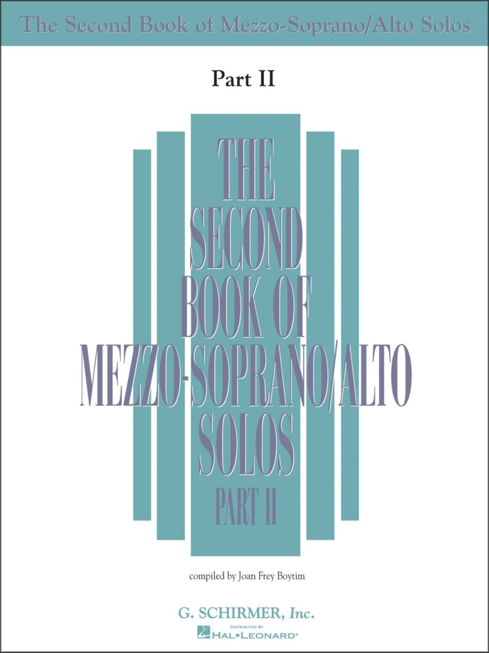 The Second Book of MezzoSoprano Solos Part II: Book Only,Used