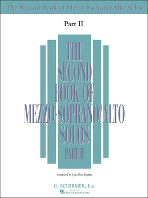 The Second Book of MezzoSoprano Solos Part II: Book Only,Used