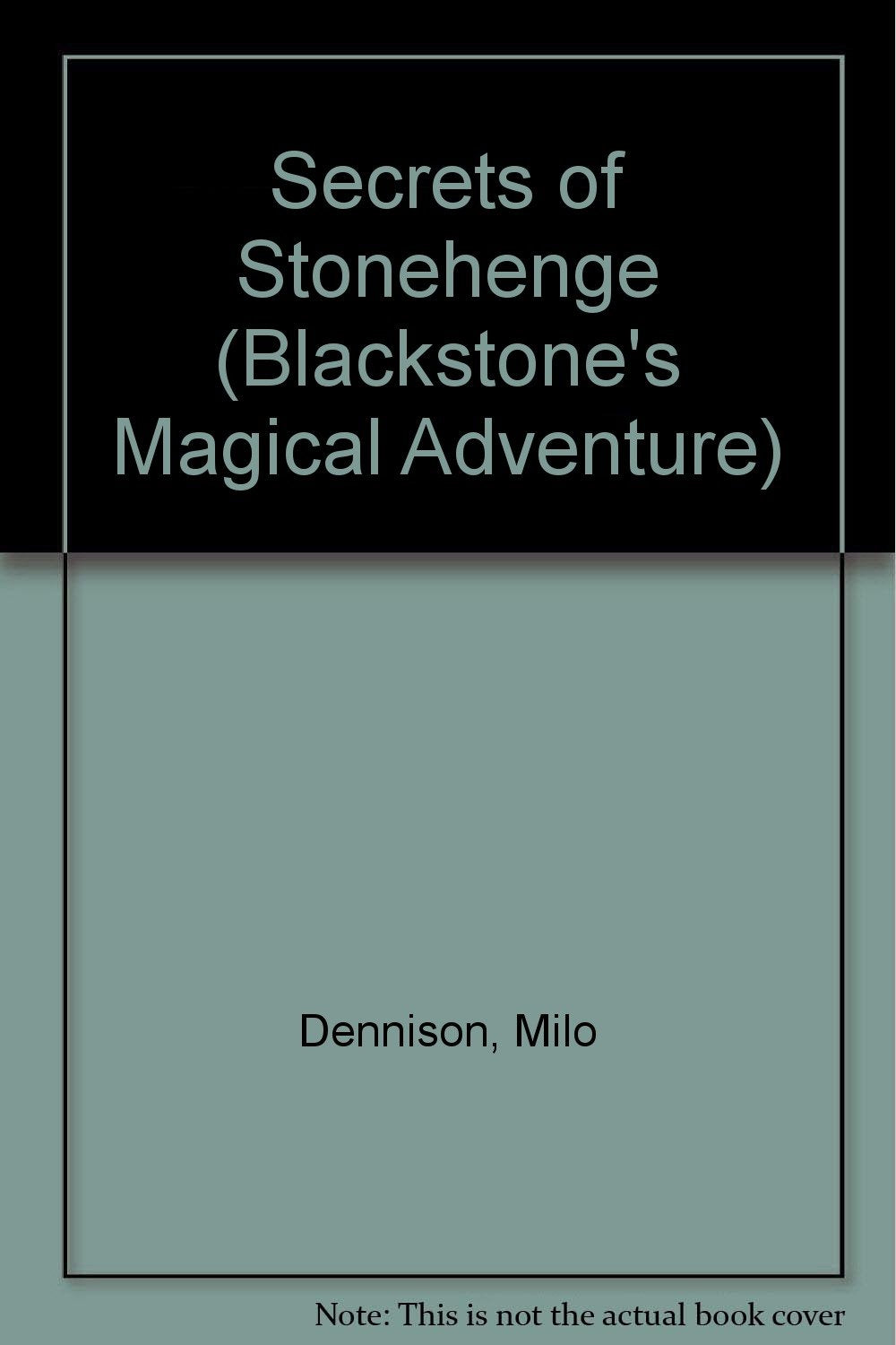 Secrets of Stonehenge (Blackstone's Magical Adventure),Used