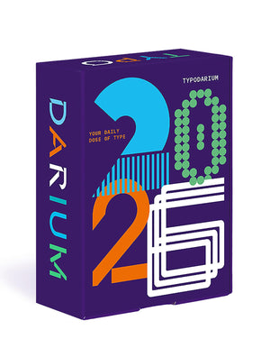 Typodarium 2026: A 365 Day Type Calendar With A Fresh Font For Every Day