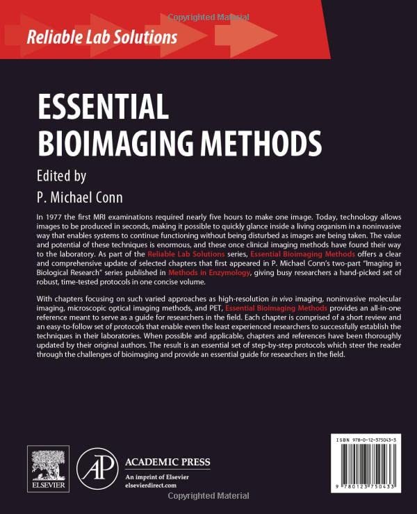 Essential Bioimaging Methods (Reliable Lab Solutions),Used