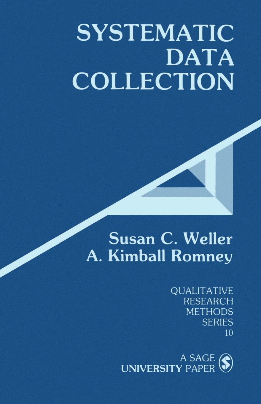 Systematic Data Collection (Qualitative Research Methods Series 10),Used