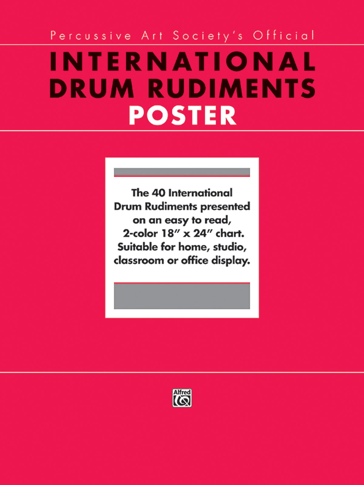 International Drum Rudiments: Poster,New