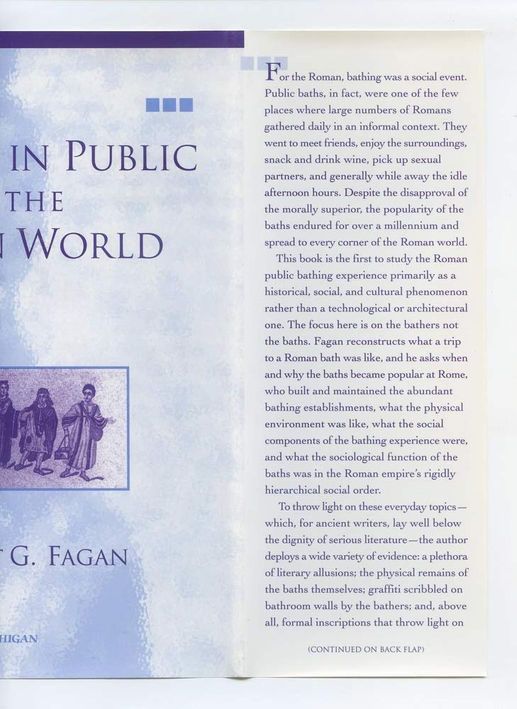 Bathing In Public In The Roman World,New