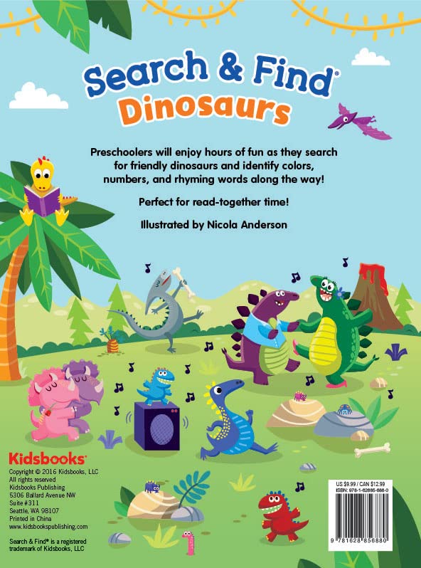 My First Search & Find: Dinosaurs Board Book  Search for Dinosaurs, Animals, Objects, and More, Ages 2 and Up  Part of the My ,New