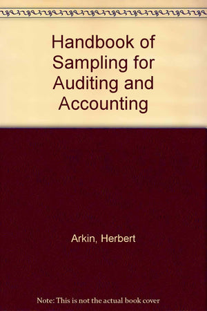 Handbook Of Sampling For Auditing And Accounting,Used