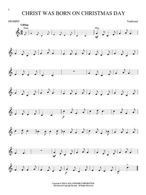 Christmas Carols  Instrumental PlayAlong for Trumpet Book/Online Audio (Hal Leonard Instrumental PlayAlong),Used