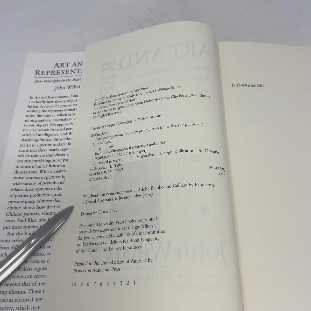 Art and Representation: New Principles in the Analysis of Pictures-Used