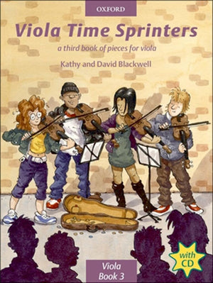 Viola Time Sprinters + CD: A third book of pieces for viola,Used