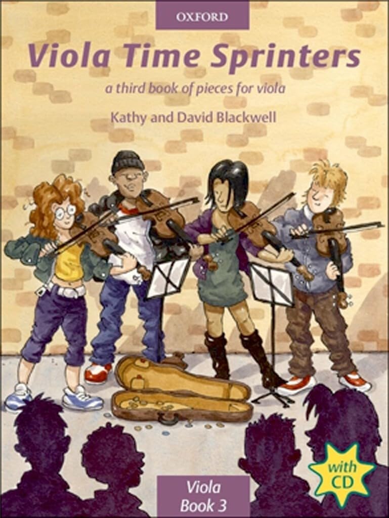 Viola Time Sprinters + CD: A third book of pieces for viola,Used