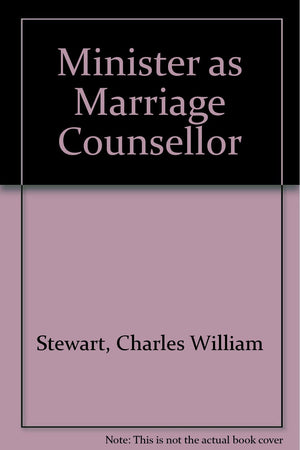 Minister As Marriage Counselor Paper,Used