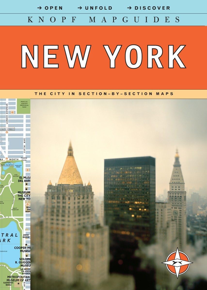Knopf Mapguides: New York: The City In Sectionbysection Maps-used