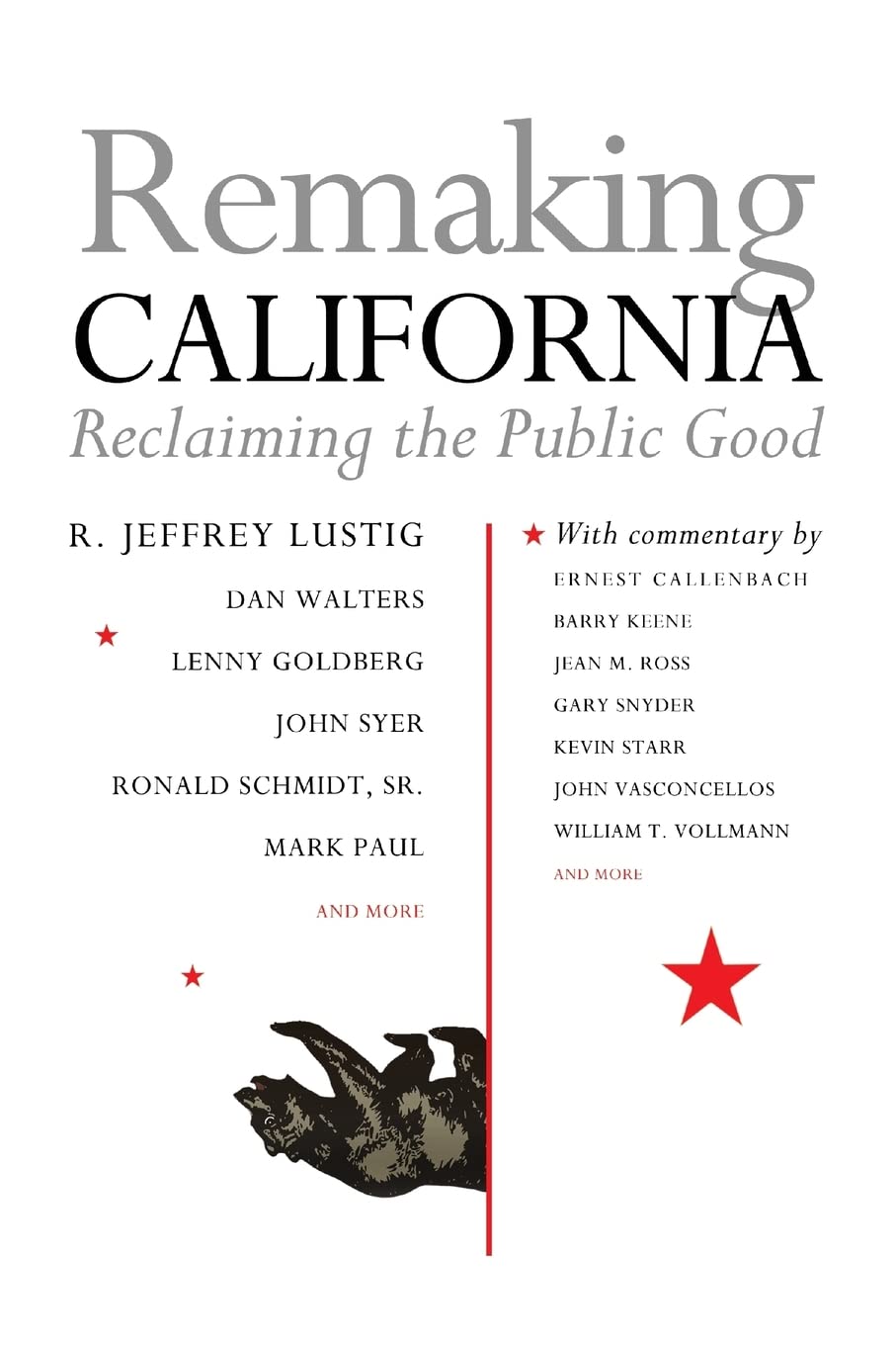 Remaking California: Reclaiming the Public Good,New