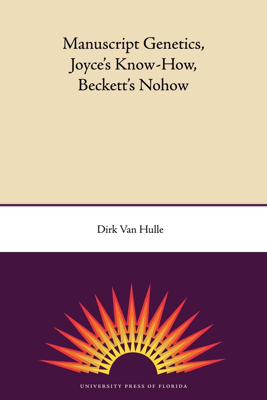 Manuscript Genetics, Joyce'S Knowhow, Beckett'S Nohow (Florida James Joyce),Used