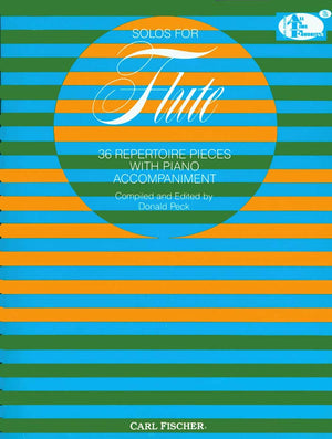 Solos For Flute: 36 Repertoire Pieces With Piano Accompaniment,Used