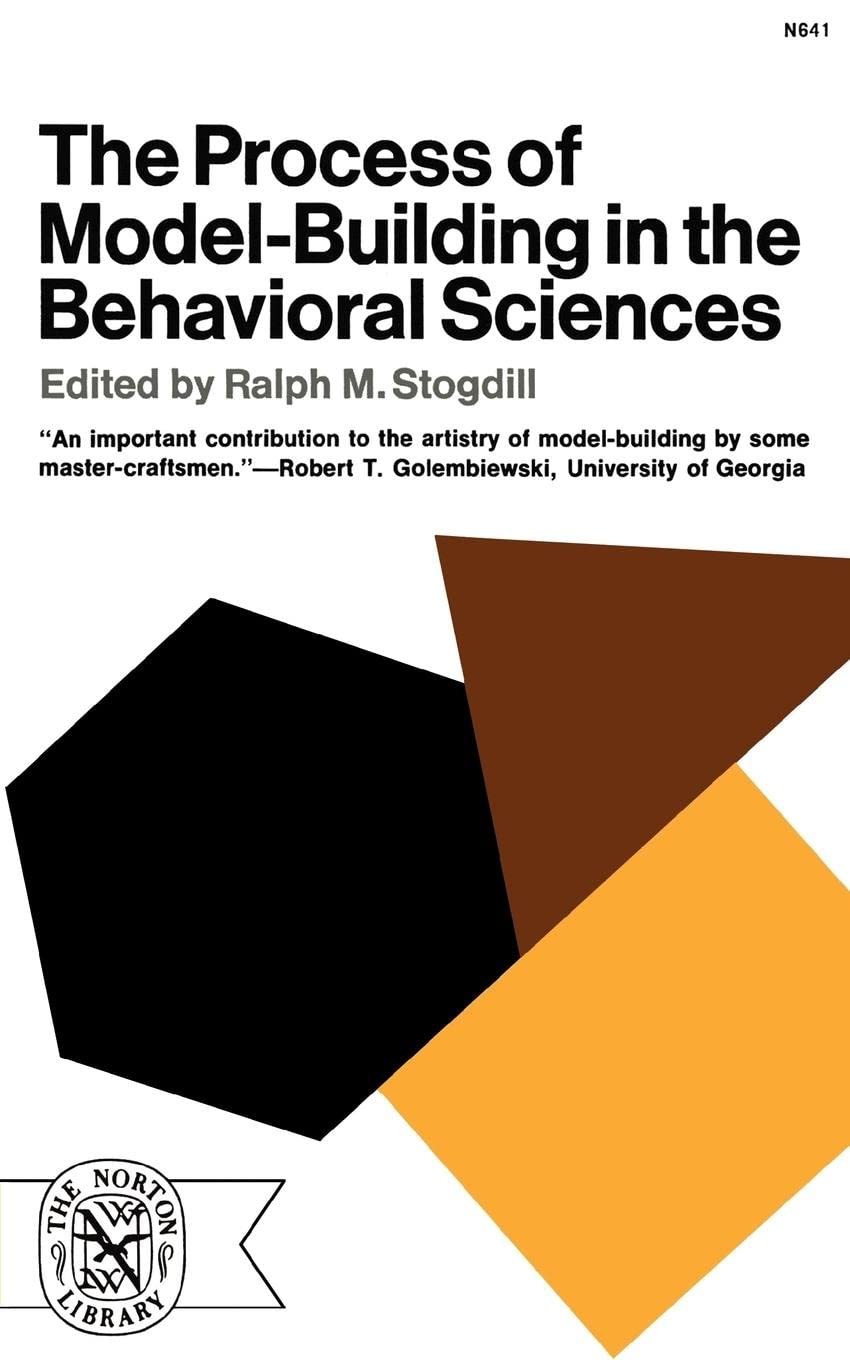 The Process of ModelBuilding in the Behavioral Sciences,Used