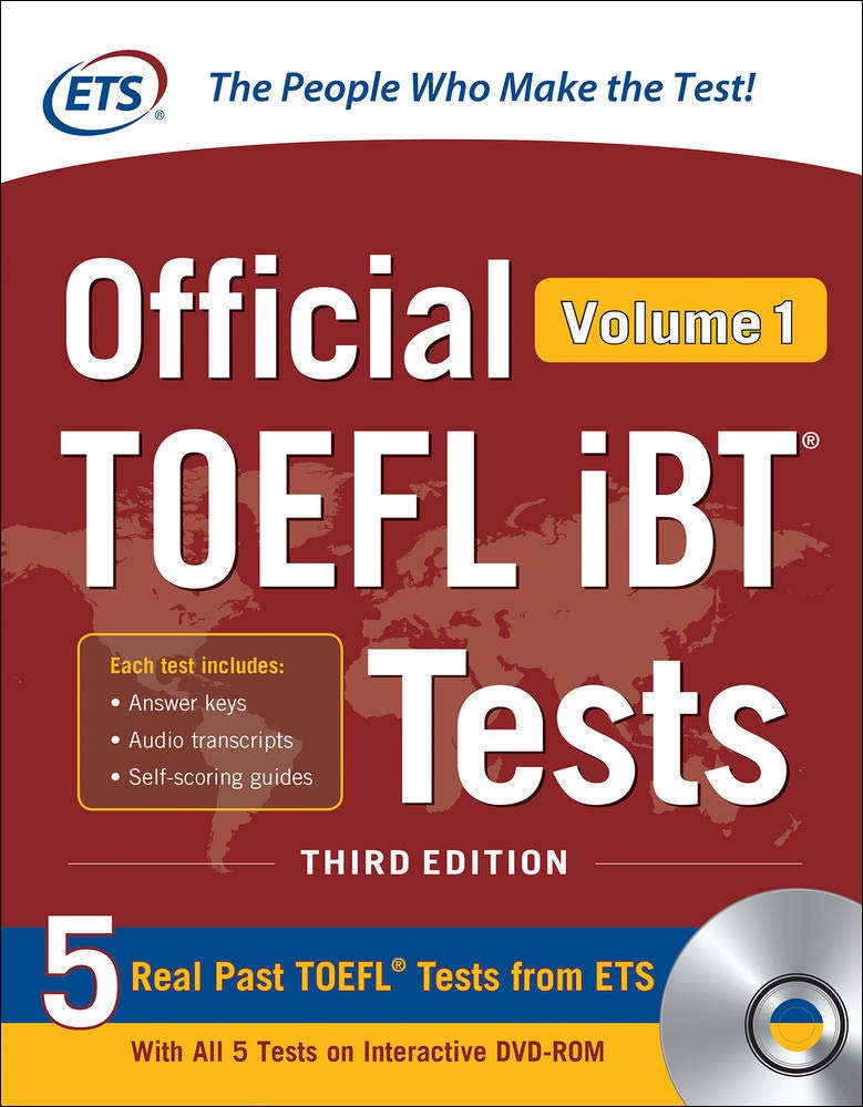 Official TOEFL iBT Tests Volume 1, Third Edition,Used