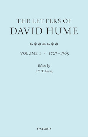 The Letters Of David Hume: Volume 1,Used