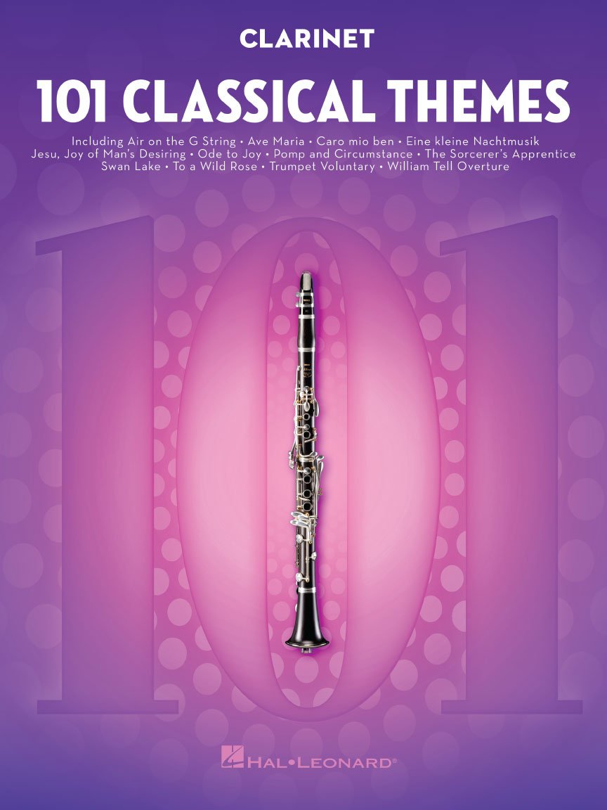 101 Classical Themes For Clarinet  Instrumental Sheet Music Songbook  Hal Leonard Clarinet Solo Collection  Includes Works By Be,Used