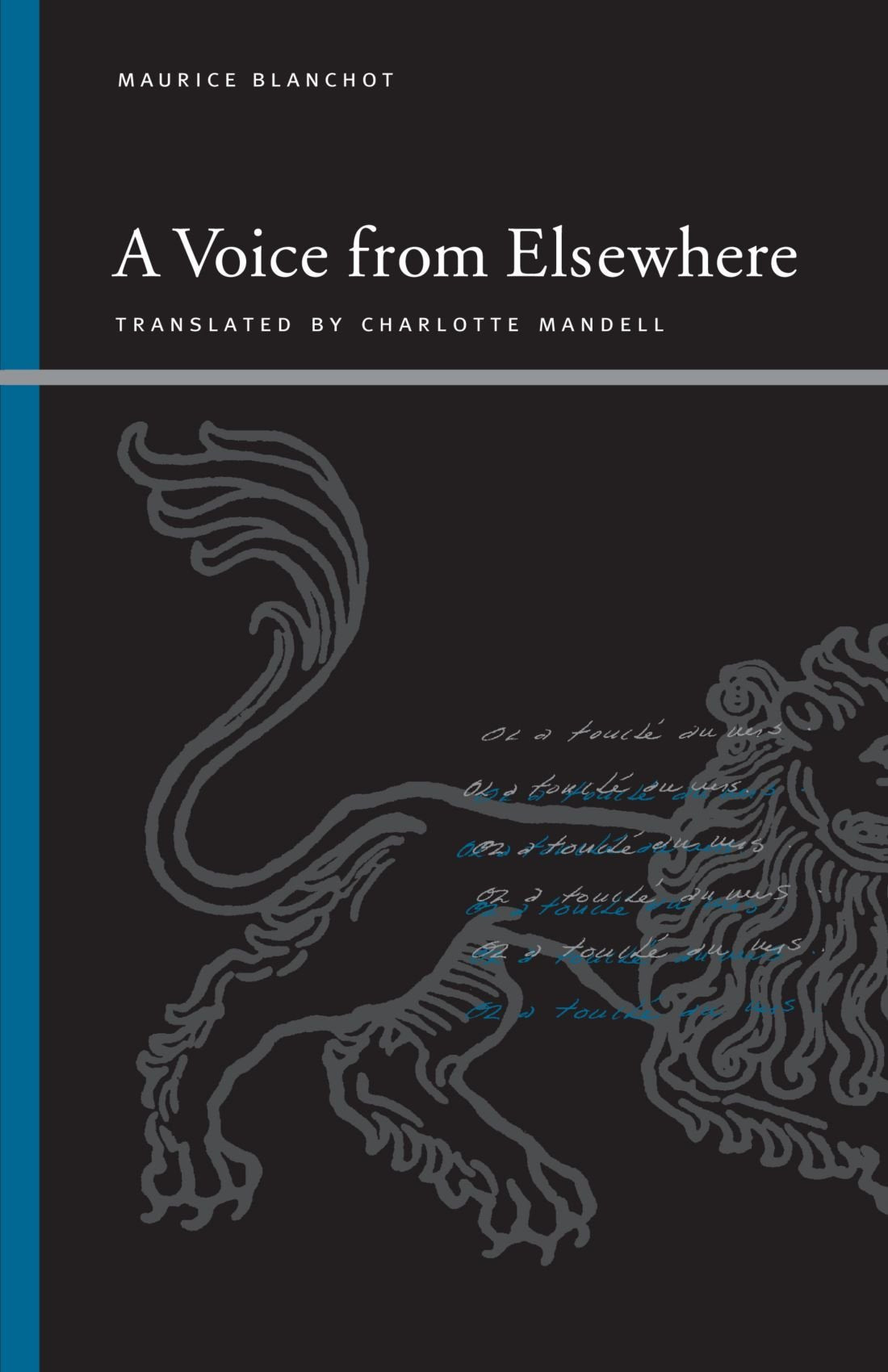 A Voice from Elsewhere (Suny Series, Insinuations: Philosophy, Psychoanalysis, Liter),Used