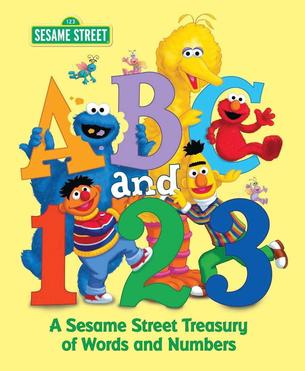 ABC and 1,2,3: A Sesame Street Treasury of Words and Numbers (Sesame Street),Used