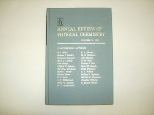 Annual Review of Physical Chemistry: 1981,Used