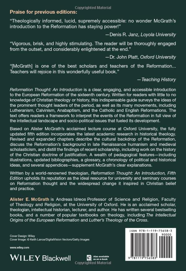 Reformation Thought: An Introduction,Used