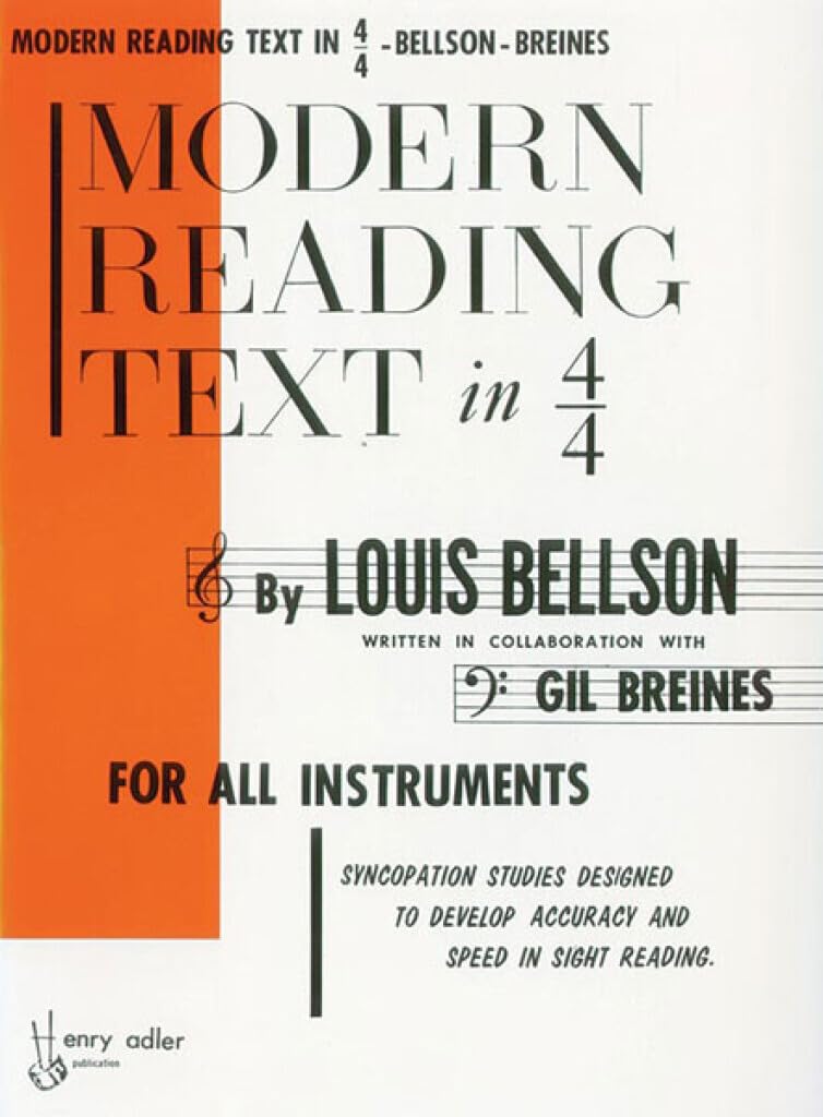 Modern Reading Text In 4/4 For All Instruments,New