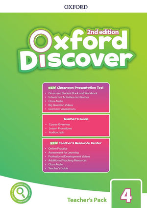 Oxford Discover 4. Teacher's Book with Classroom Practice Tool + Online Practice Test,Used