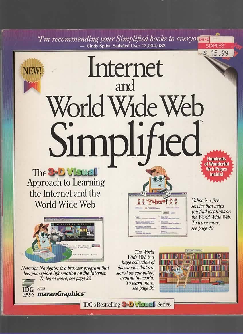 Internet And World Wide Web Simplified (Idg'S 3D Visual Series),Used