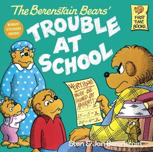 The Berenstain Bears And The Trouble At School (Berenstain Bears (8X8)),New