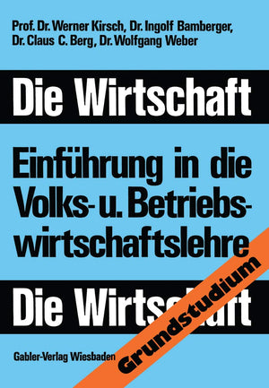 Die Wirtschaft: Einfhrung In Die Volksund Betriebswirtschaftslehre (German Edition),Used