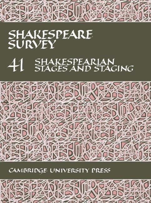 Shakespeare Survey 41,Used